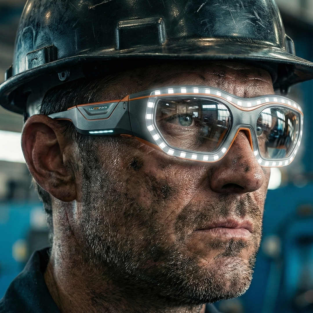 Hands-Free Illuminated Safety Glasses