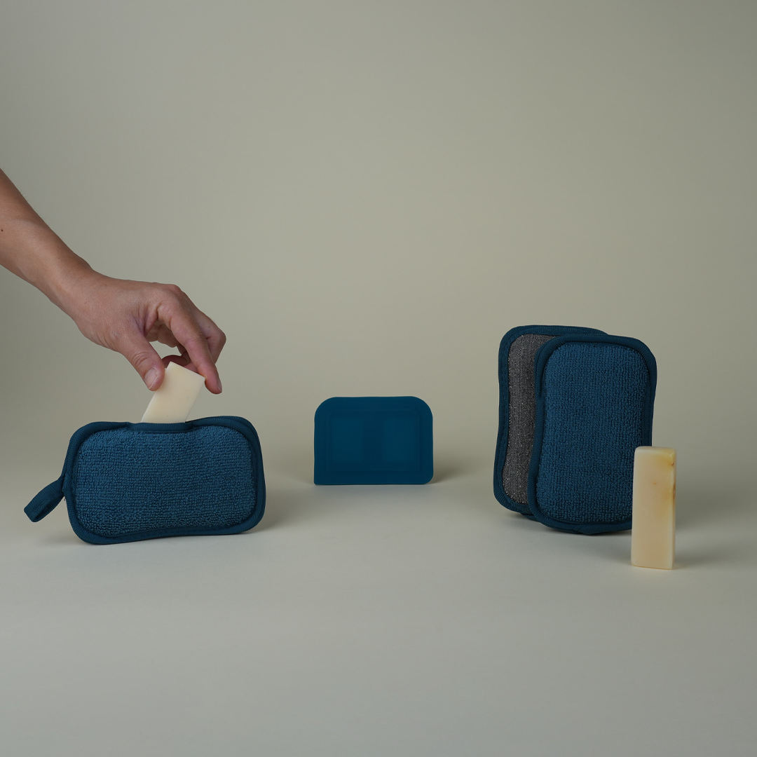 The Magnetic, Self-Soaping Sponge