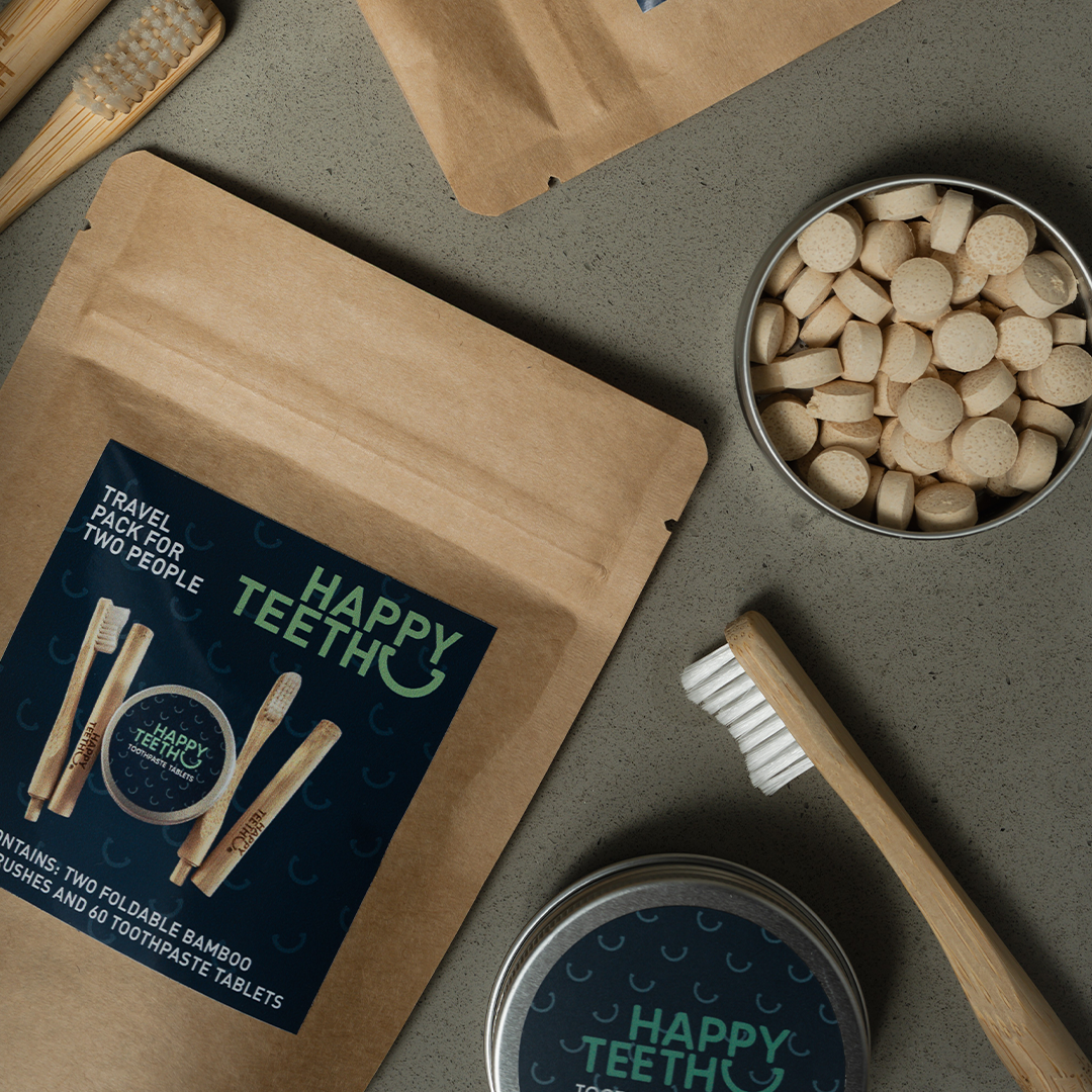 Waterless Mint And Charcoal Toothpaste Tablets