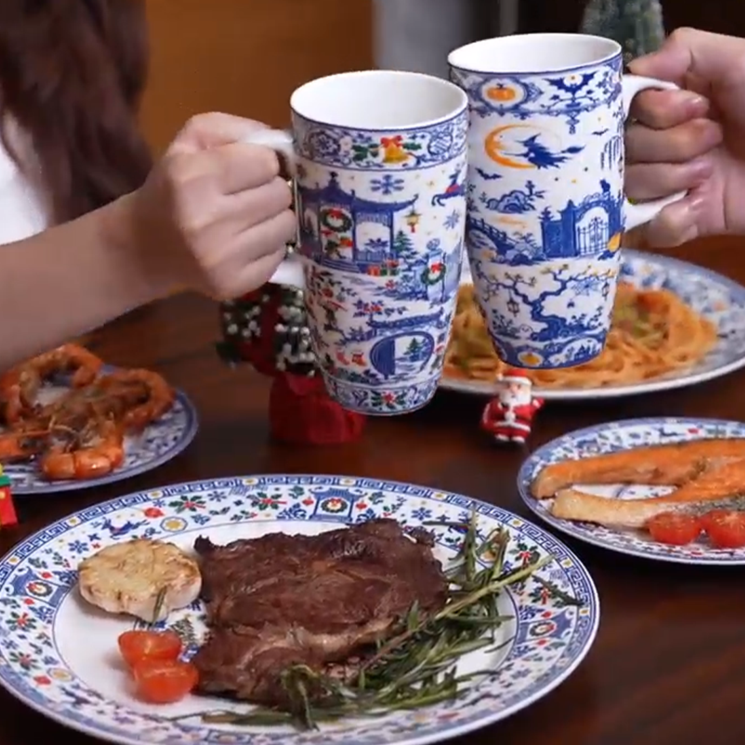 Holiday Porcelain Sets With Details To Discover