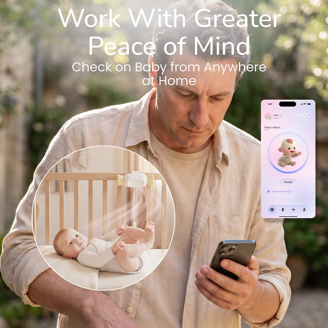 Contactless 60GHz Baby Breathing Monitor