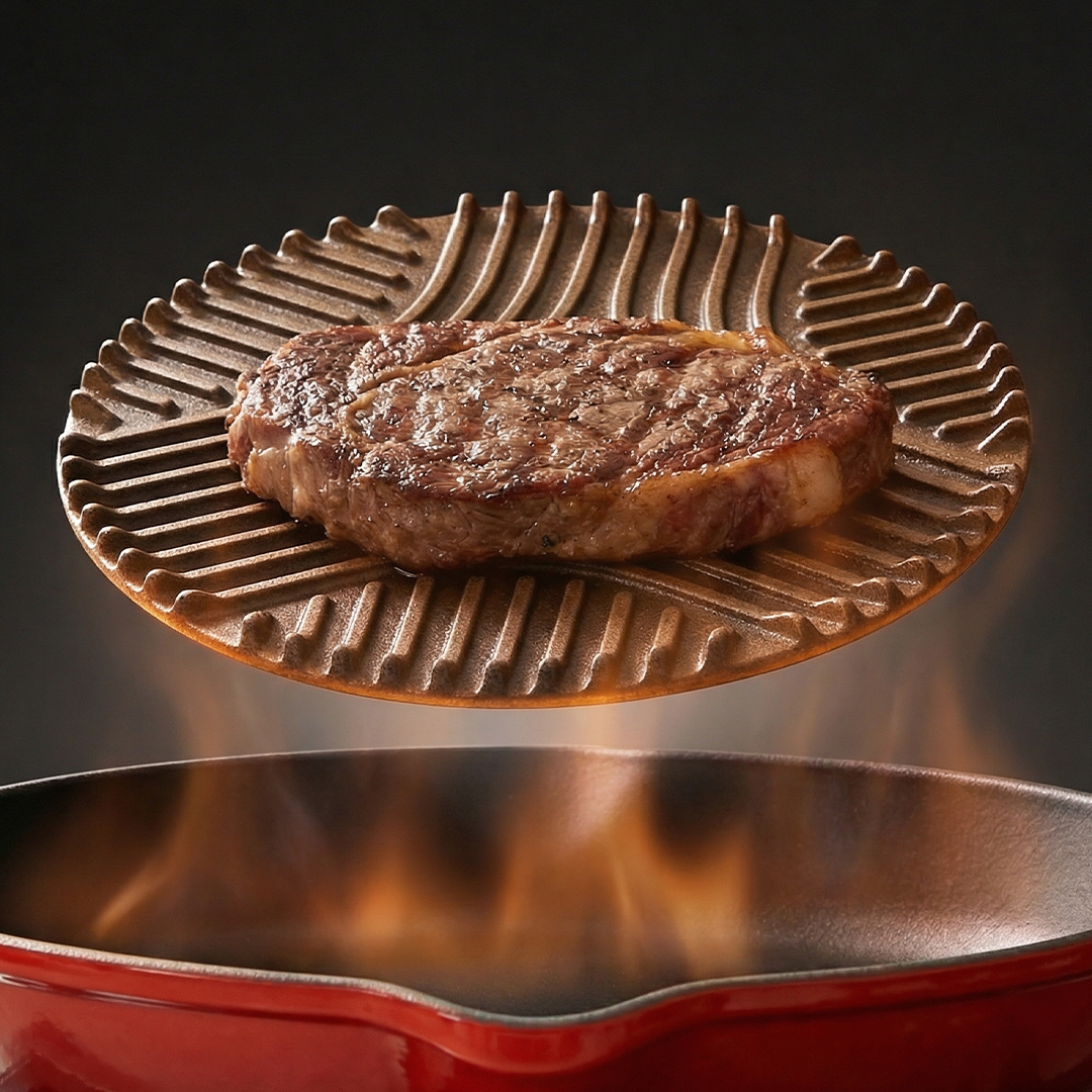 Turn Your Pan Into A Grill