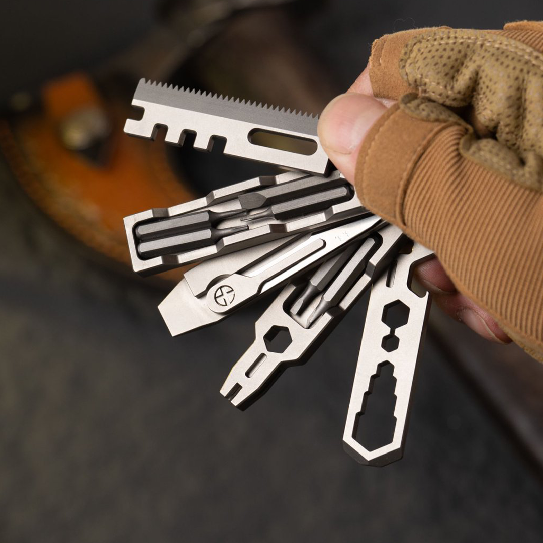 GR5 Titanium Modular Tool, 10+ Functions