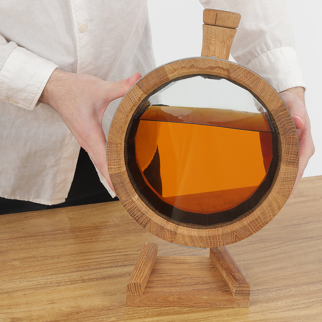 European Oak Flask Barrel, Real-Time Aging