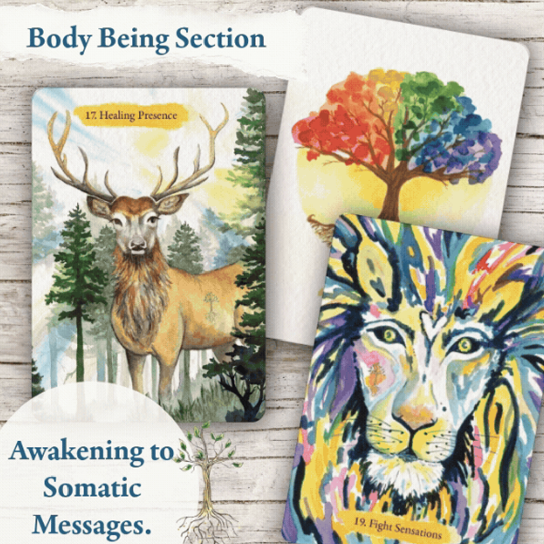 56 Hand-Painted Oracle Cards for Soul Wisdom