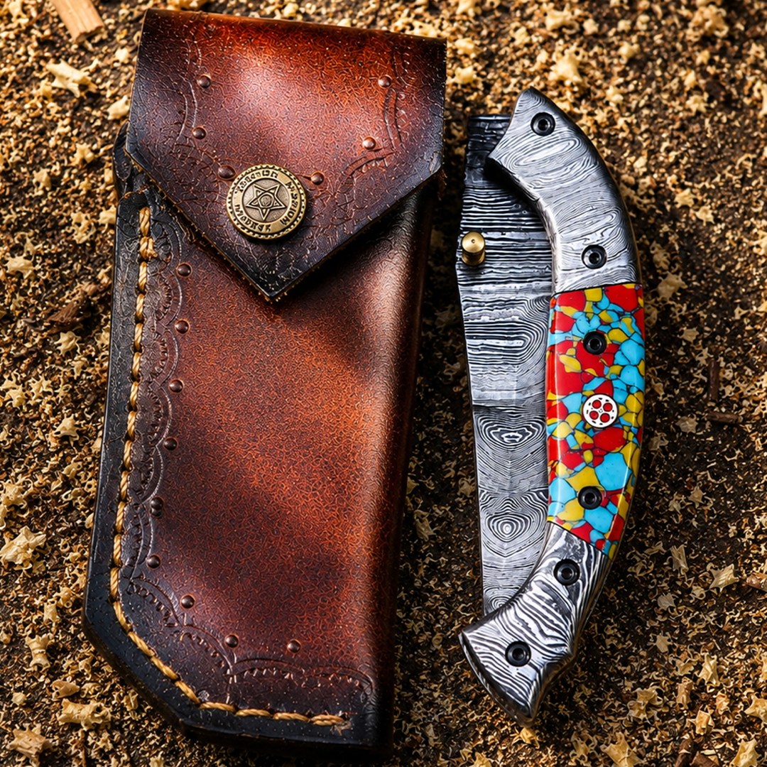 Artisan Damascus Everyday Carry