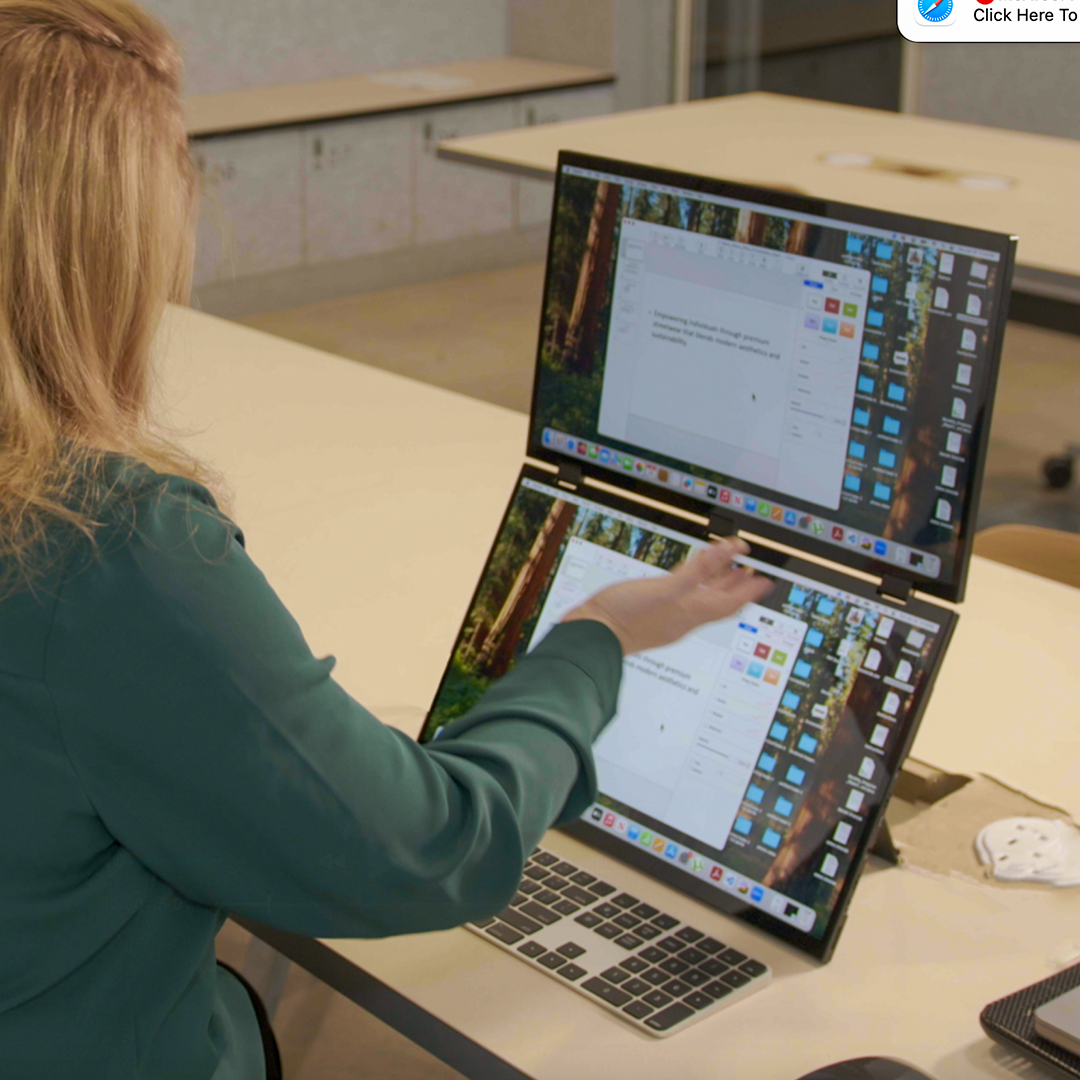 Dual 4K Display Redefines Mobile Productivity