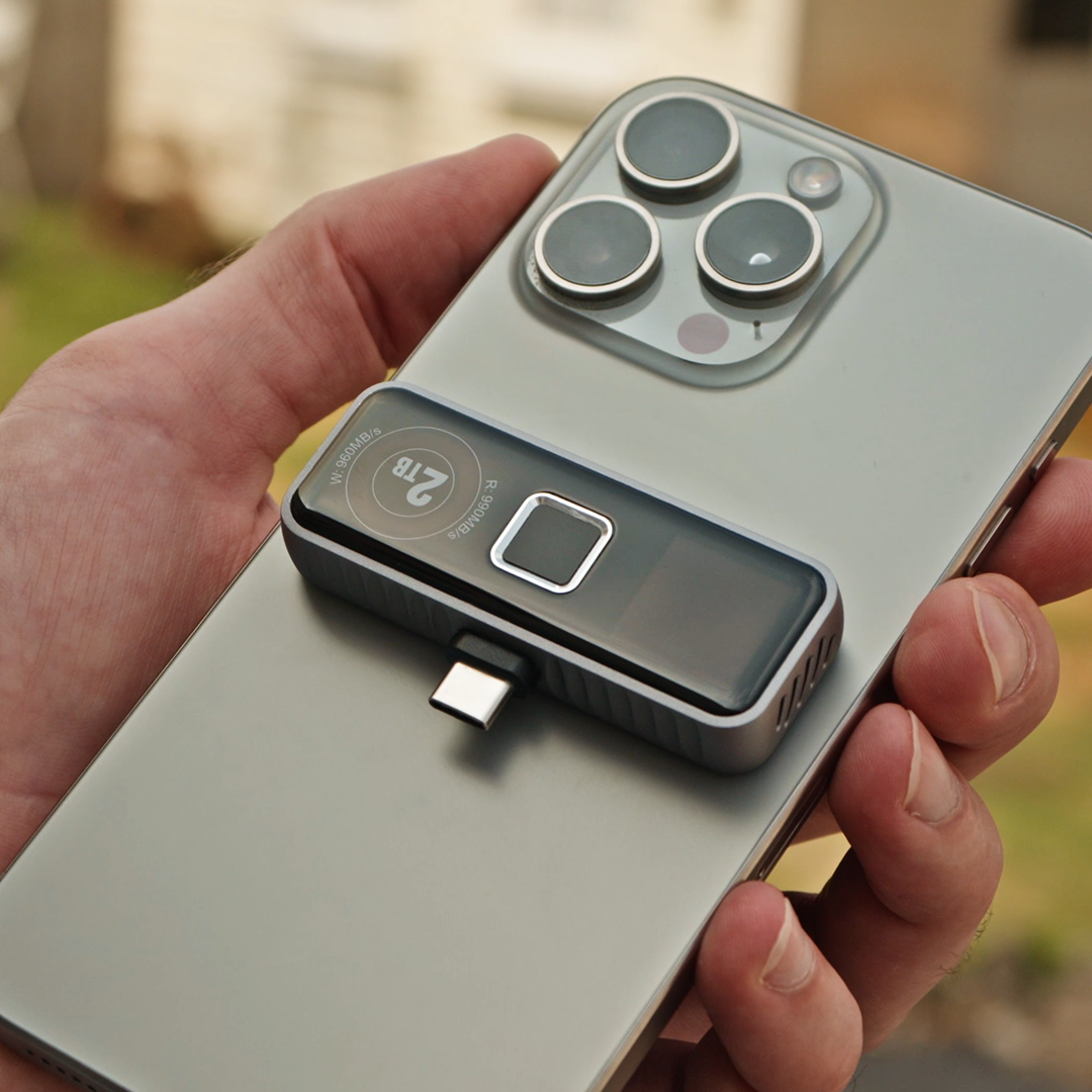 2TB SSD for AR Glasses with Fingerprint