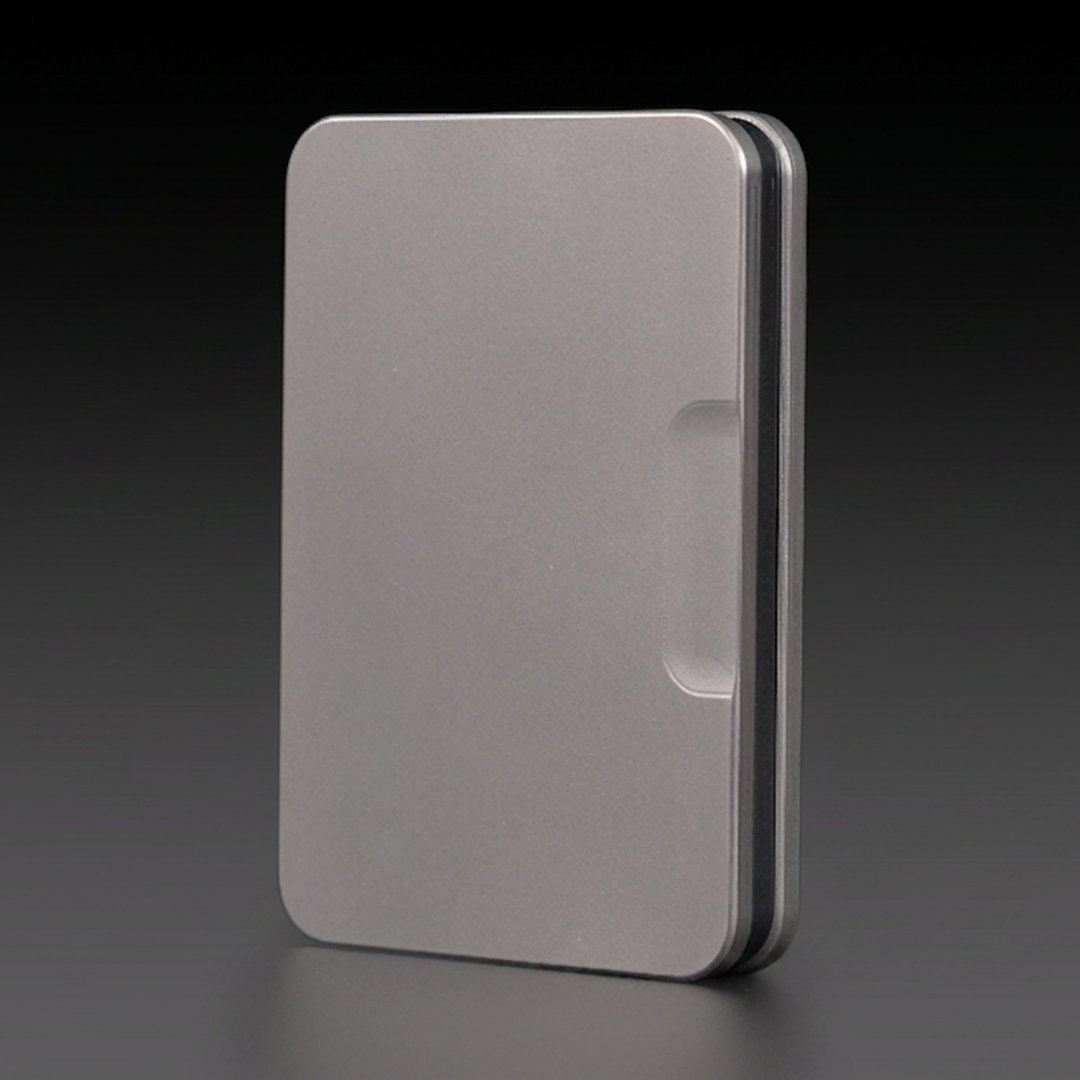 Slide-Open Titanium Wallet, 6-Card Speed