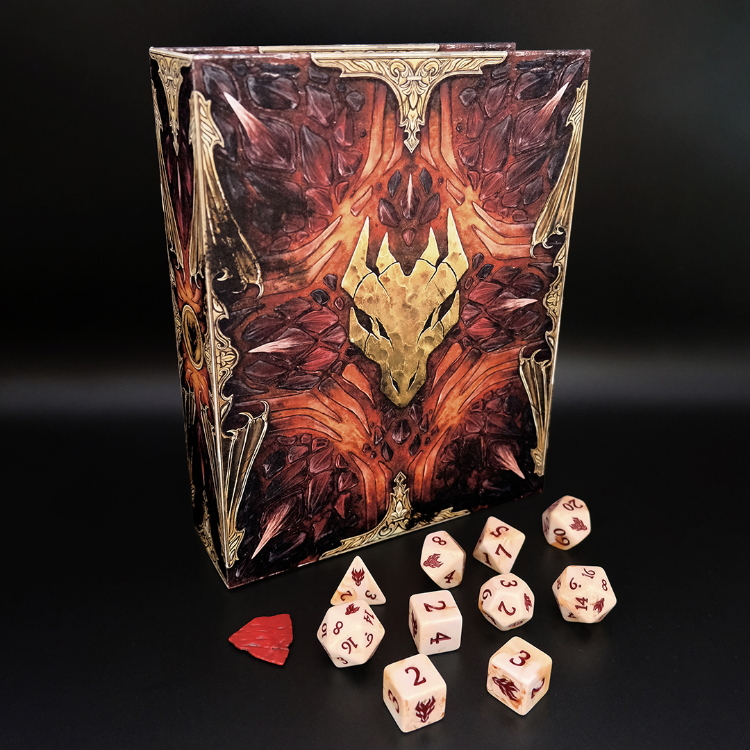 The Tome That Becomes A Dice Tray