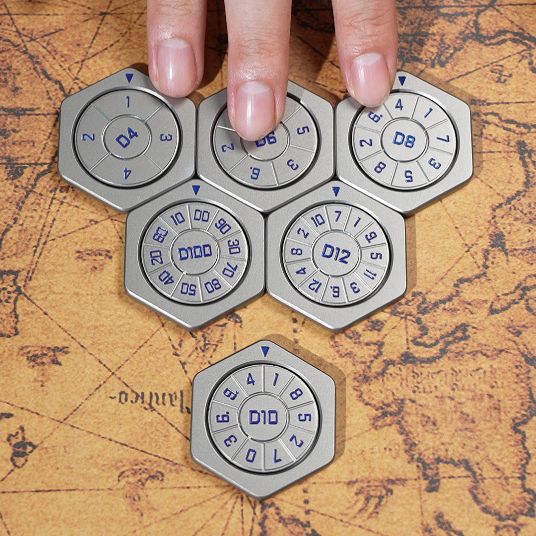 Spinner Dice With Serious Engineering