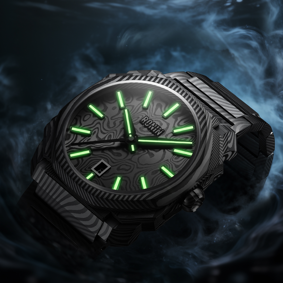 The Samurai Watch In Full Damascus