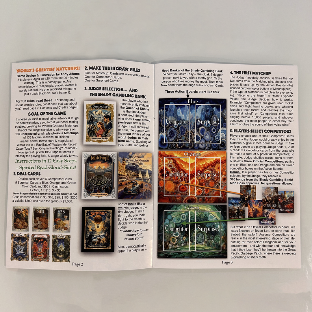 The party game of bold bets, pop culture, and imagination.