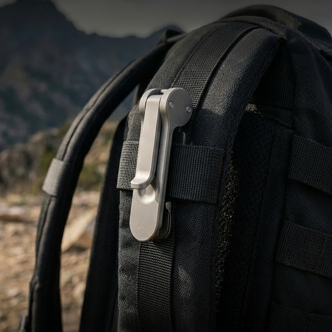 Titanium Locking Keychain Clip