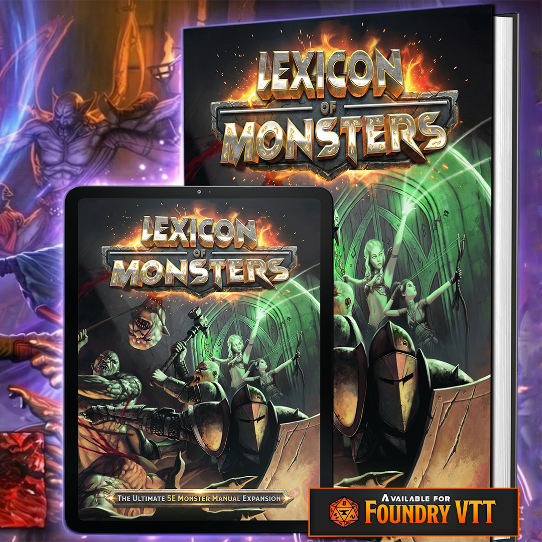 150+ 5E Monsters With Reactive Tactics