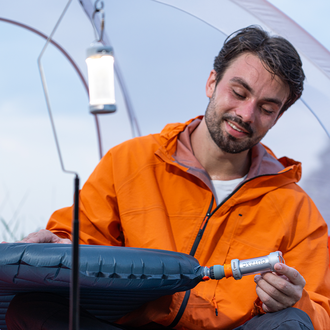 This Tiny Lantern Inflates Your Bed, Too