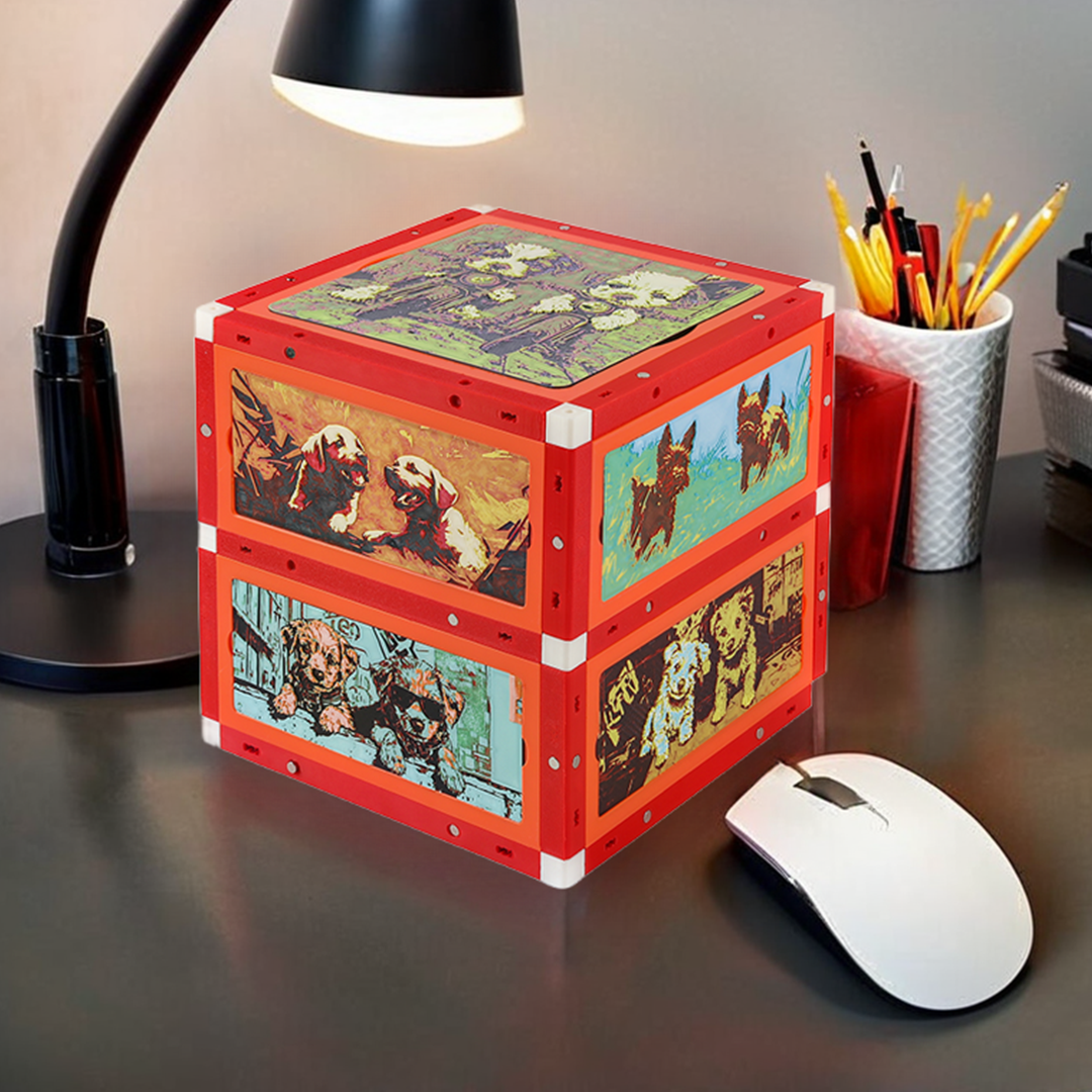 3D-Printed Multifunctional Modular Storage Box