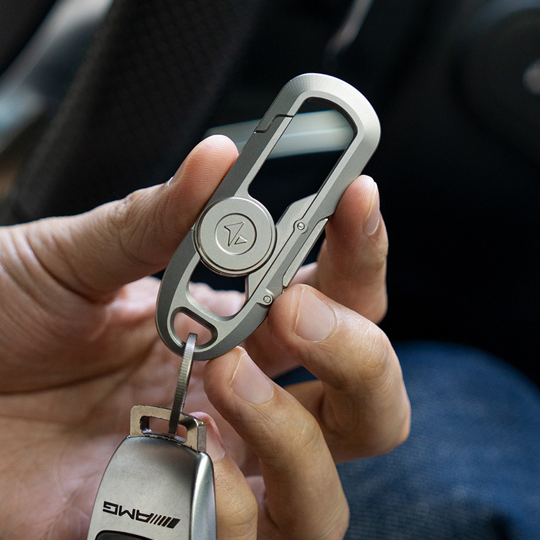 3-Level Security Titanium Keychain