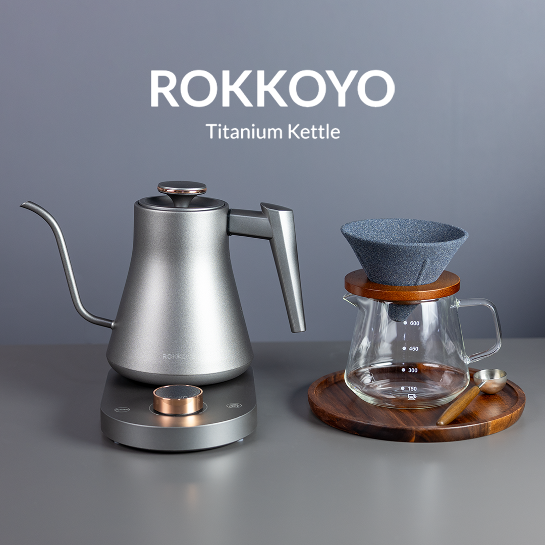 Titanium Gooseneck Kettle With ± 1 °C Control
