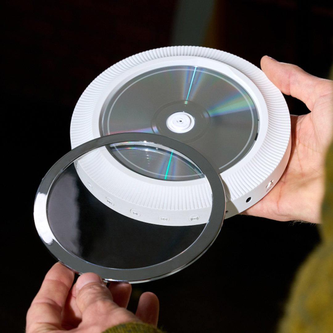 Wall-Mounted Vinyl, CD & Cassette System