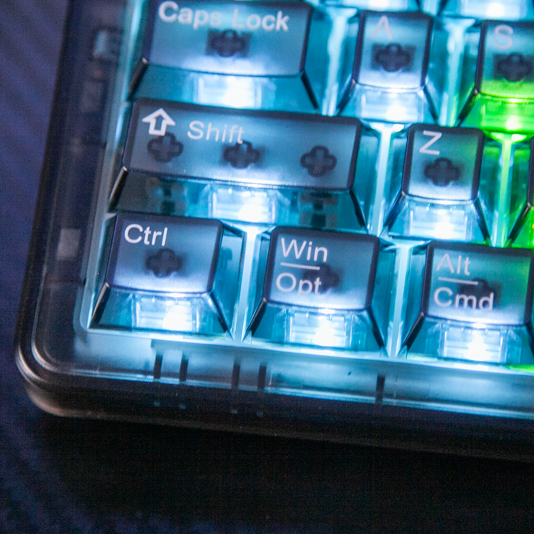 The Mechanical Keyboard With A Panoramic Touch Display