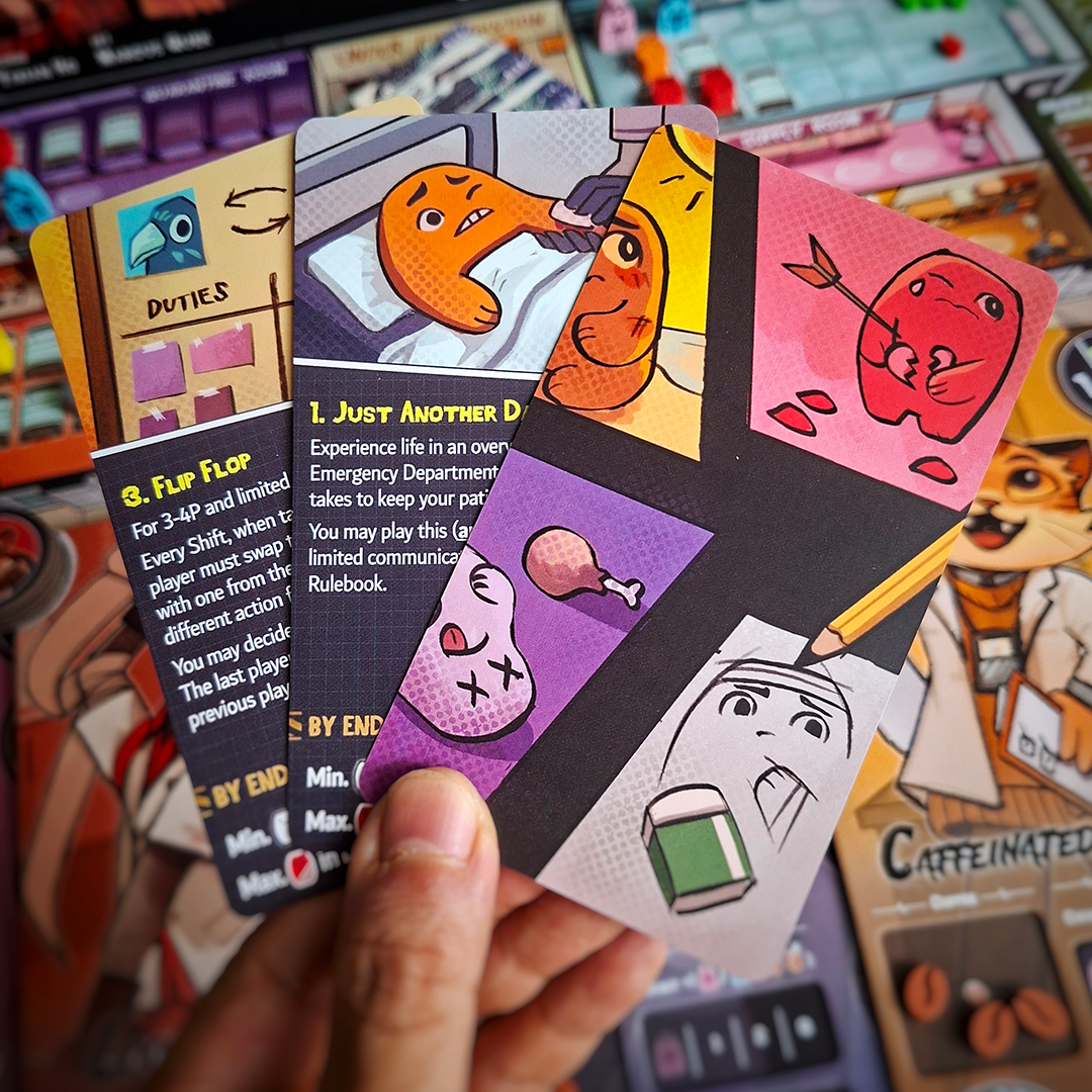 A High-Octane ER Simulation CoOp Board Game