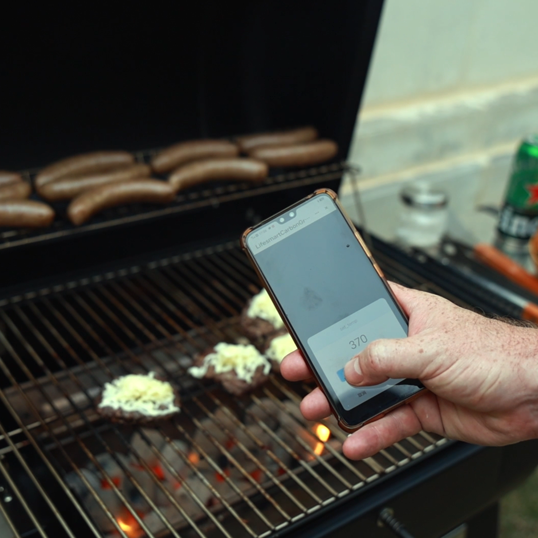 One-Click Charcoal, Oven-Precise Control