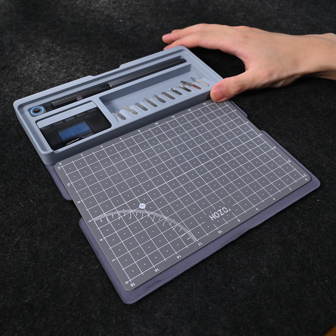 One-Press Hobby Knife Workspace