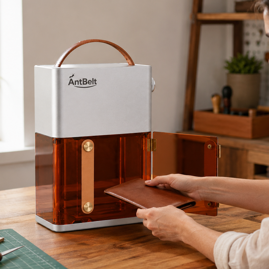 Compact Fully-Enclosed Galvo Laser Engraver
