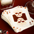 Gothic Playing Cards with Mirrored Skulls