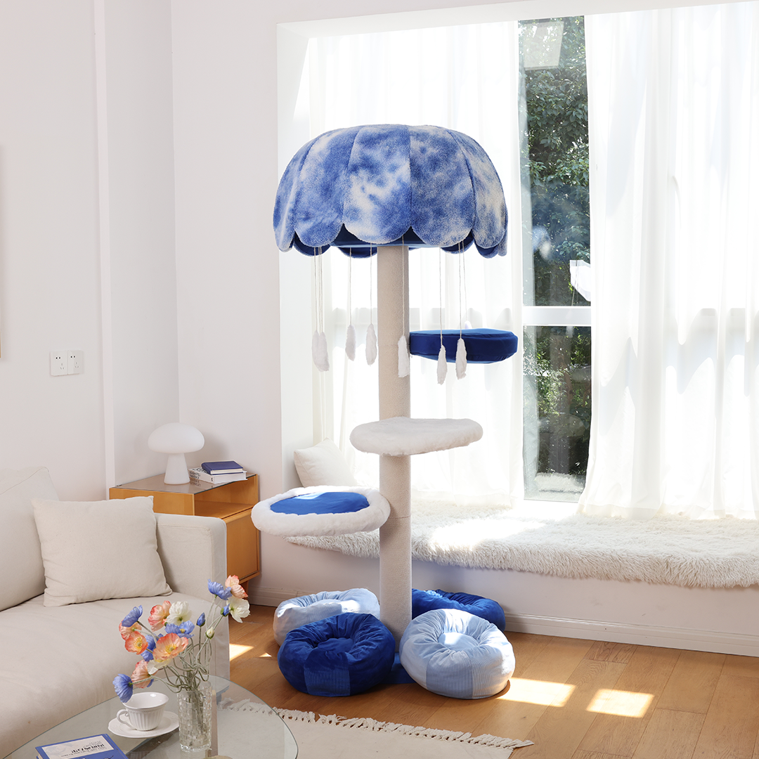 Interior-Worthy Cat Tree With Ambient Lighting