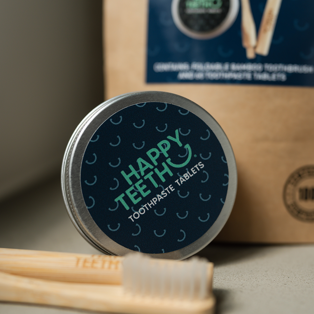 Waterless Mint And Charcoal Toothpaste Tablets