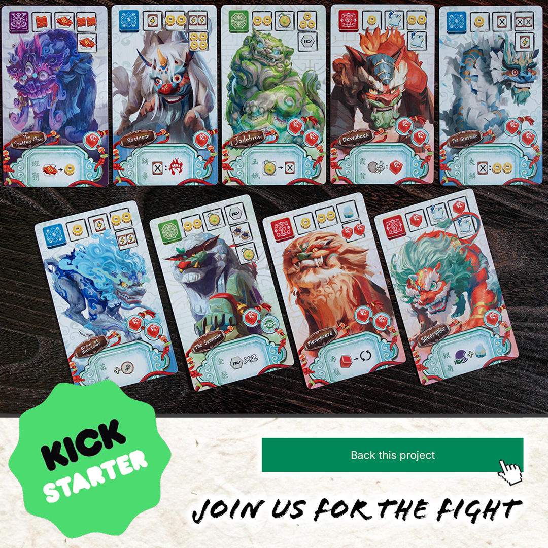 A Lion Dance-Inspired Strategy Board Game