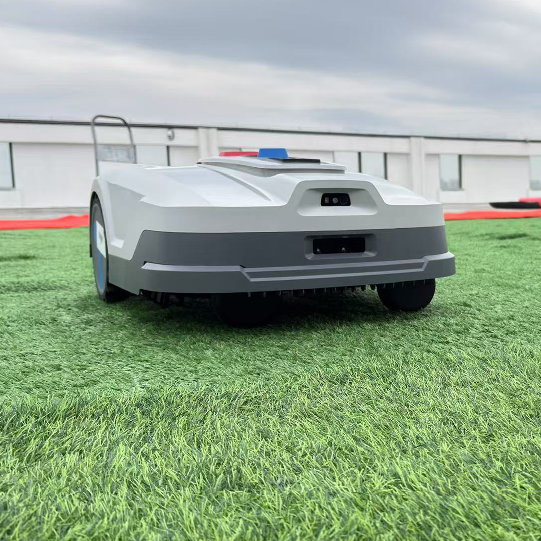 Wire-Free RTK Mower With AI Precision