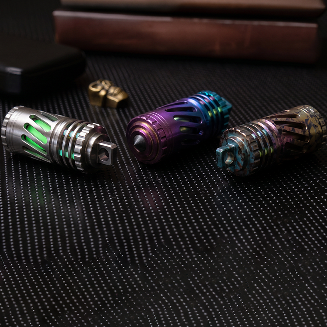 Titanium Tritium Keychain, 25-Year Glow