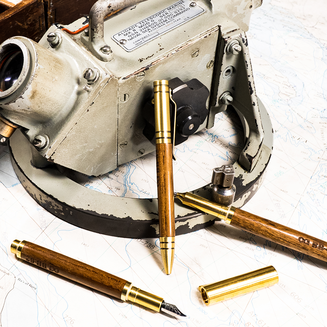 Writing Tools Crafted From The Decks Of BB-62