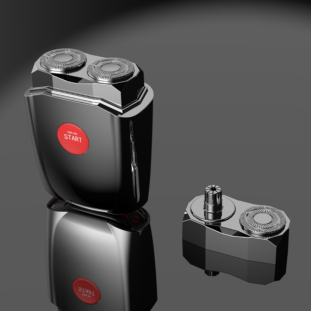 2-in-1 Magnetic Shaver + Nose Trimmer