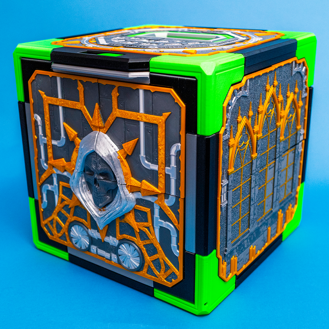 3D-Printable Cube Shelf Storage
