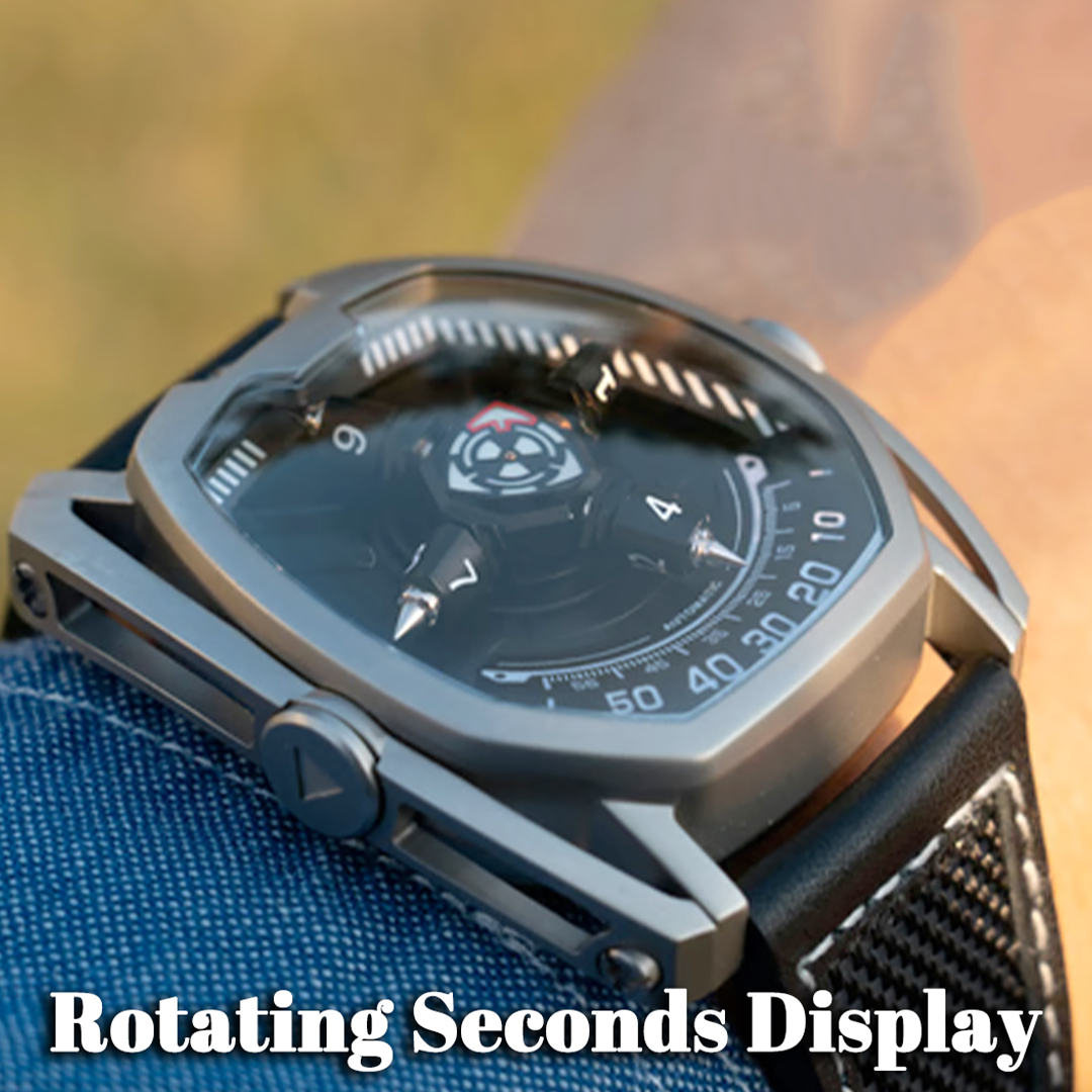 Four-Arm Satellite Wandering Hour Watch