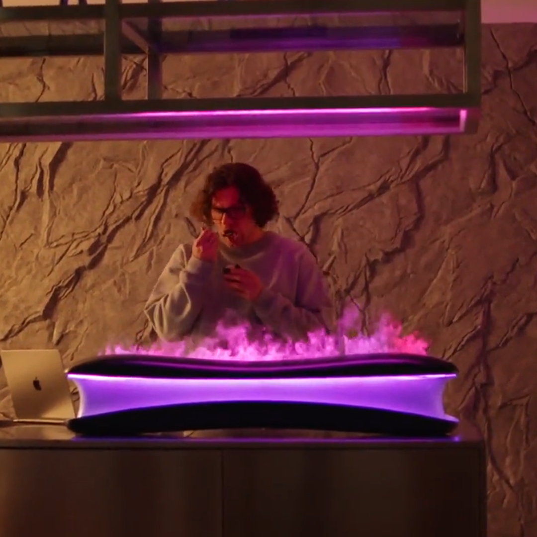 Hyper-Realistic Cold Flames Powered By Water