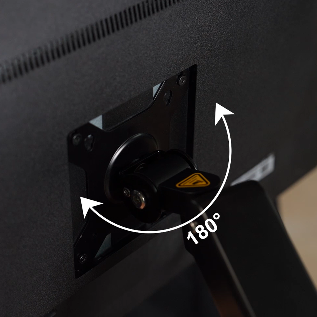 100W Hub With Dual 360 degrees Monitor Arms