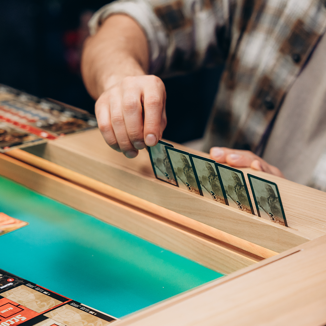 A Table That Transforms From Dining To Gaming In Seconds