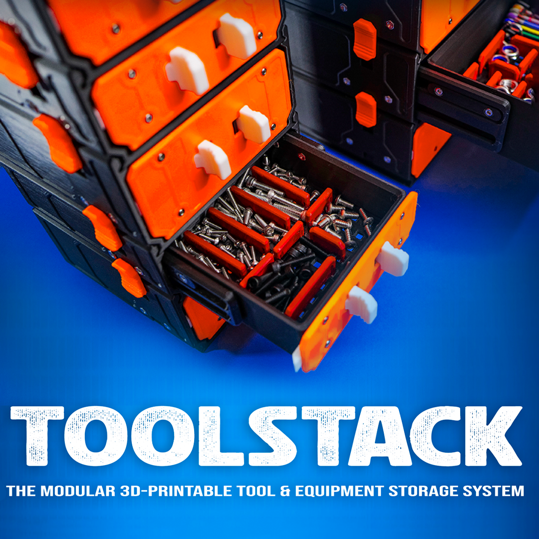 Modular 3D-Printable Tool Drawers