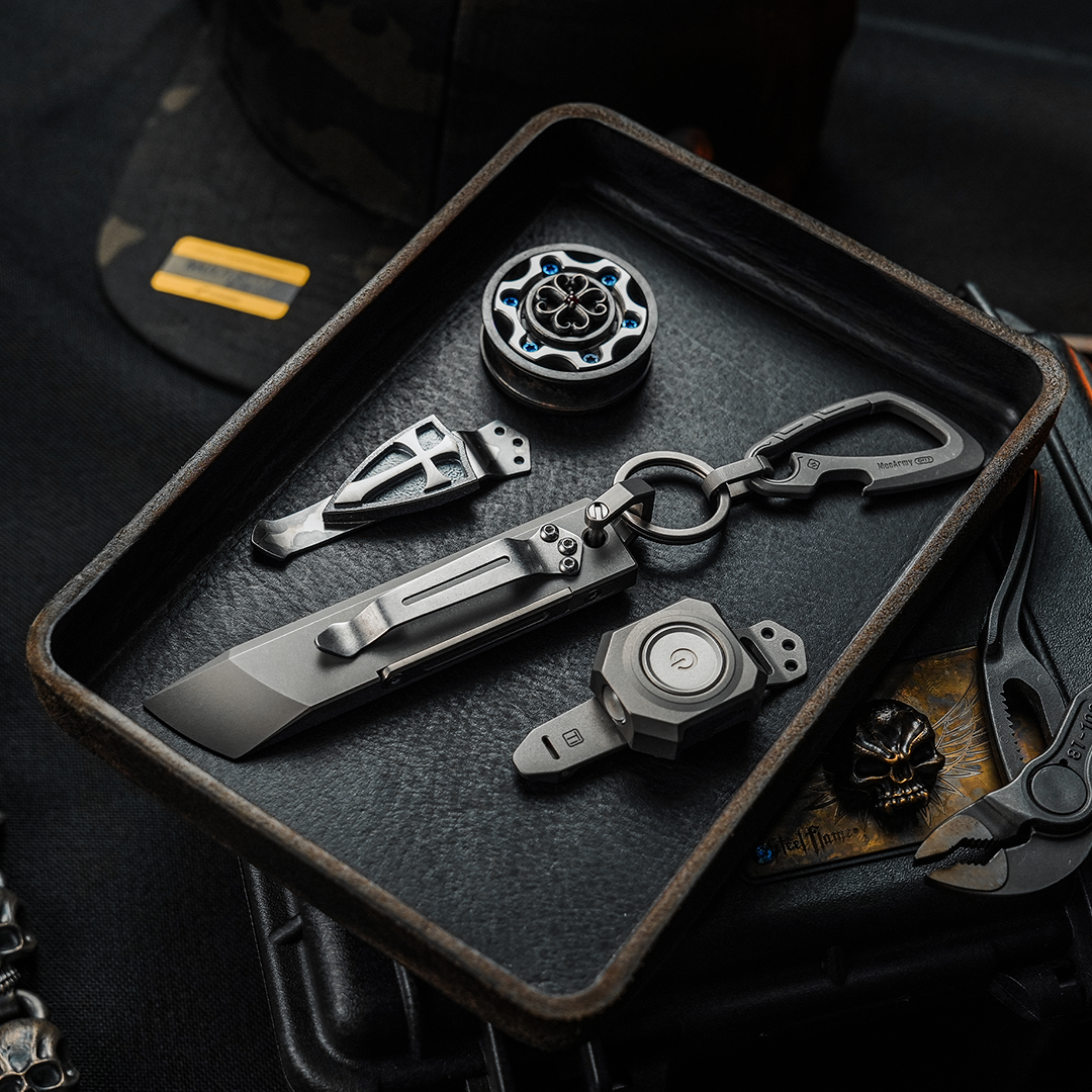 Engineered for Durability: Titanium EDC Tool with Hidden Features