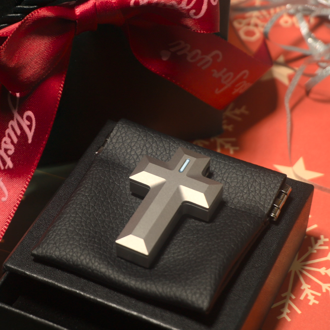 Titanium Cross With Secret Storage