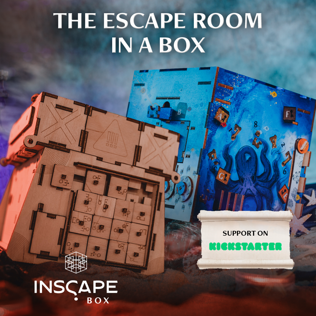 Handcrafted Atlantis & Cosmic Puzzle Boxes