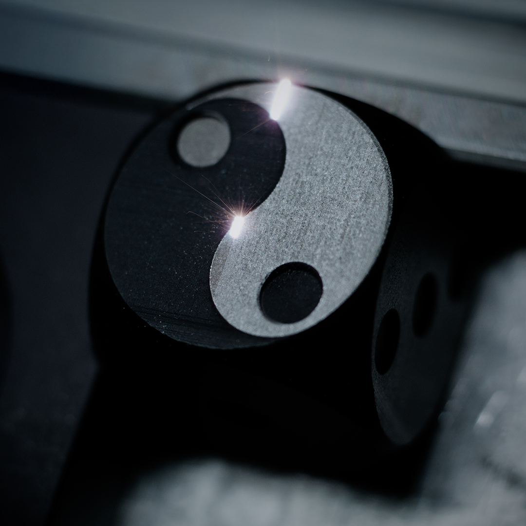 Forged Mokume Dice, CNC Perfected