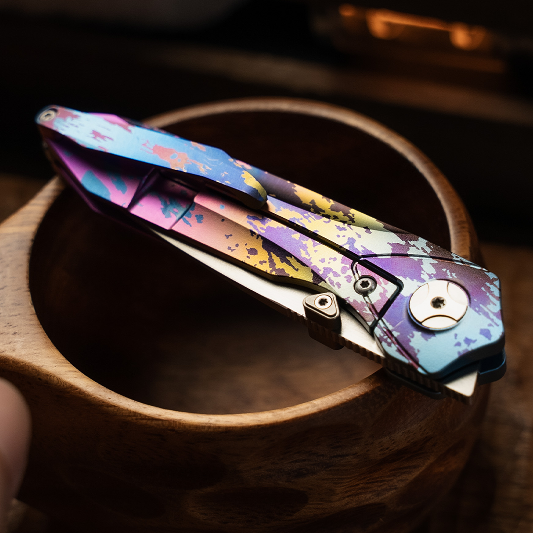 Colorful Titanium EDC Knife