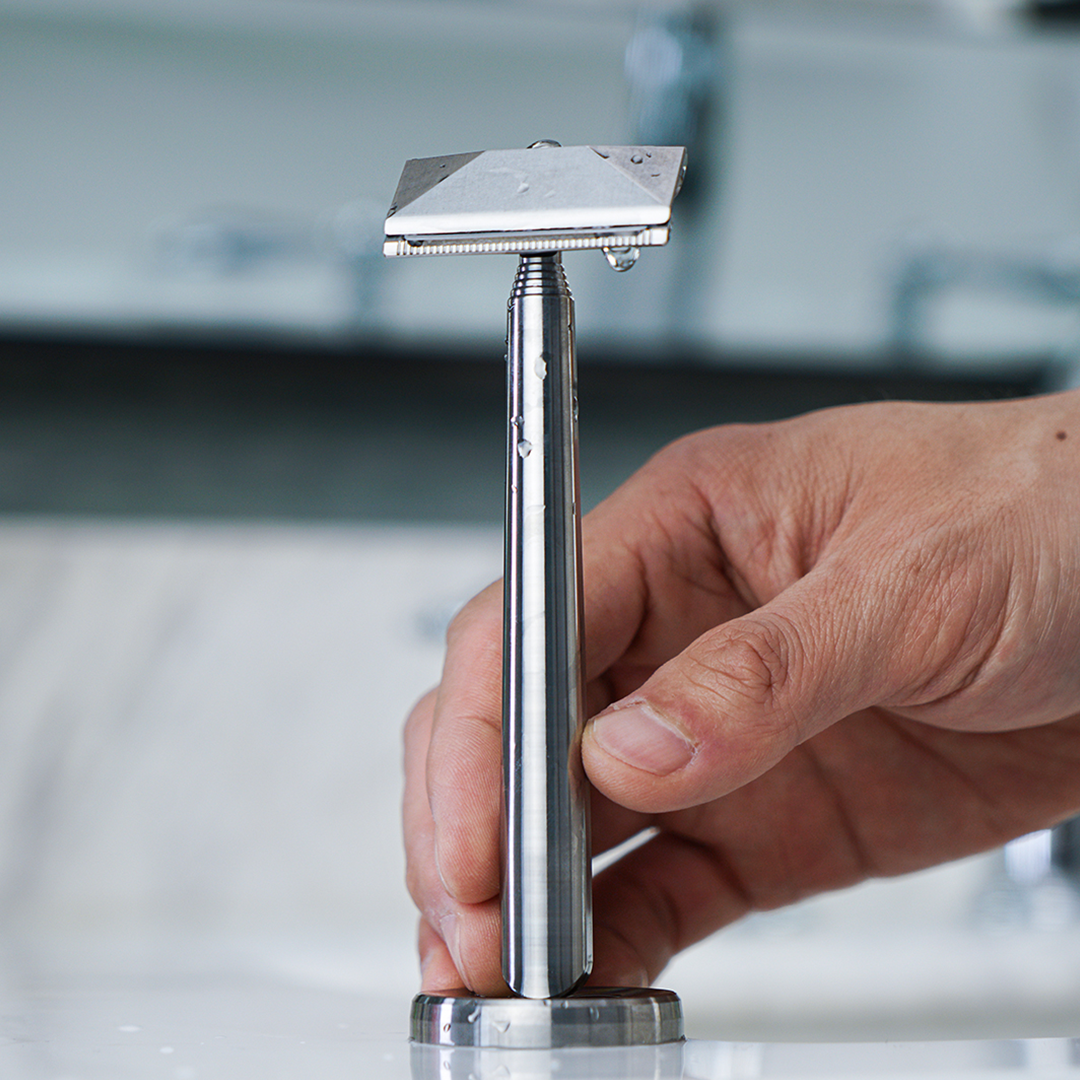 Ergonomic Titanium Safety Razor - First Backer