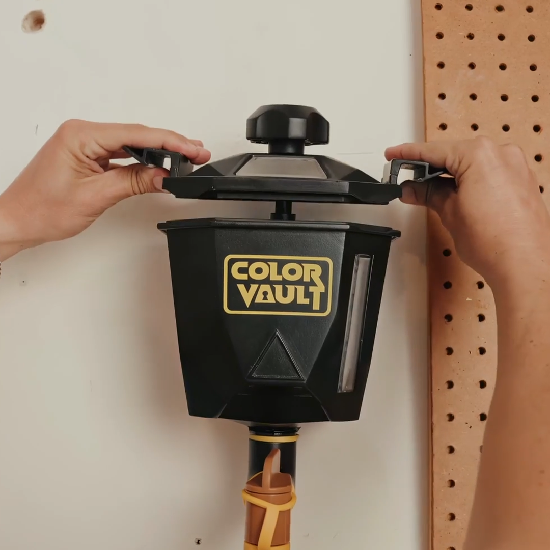 Sealed Wall-Mounted Paint Storage & Mixer